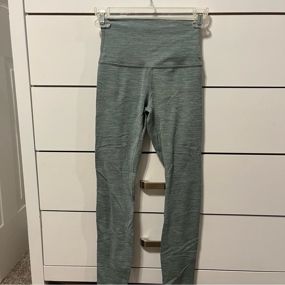 Lululemon Align Pant 25" Heathered Tidewater Teal - Picture 2 of 8